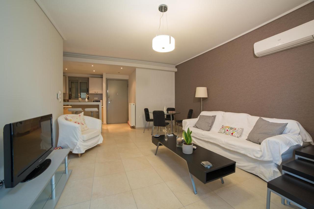 Lovely New Βuild Flat Near Metro - Free Parking Афины Экстерьер фото
